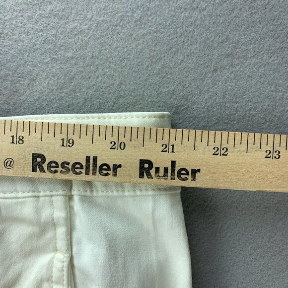 Soft Surroundings Pants Womens 20W Cream White Wide Leg‎ Full Length Hem Slits - Picture 8 of 15